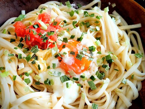 かぐらざかのたらこバターうどん♪